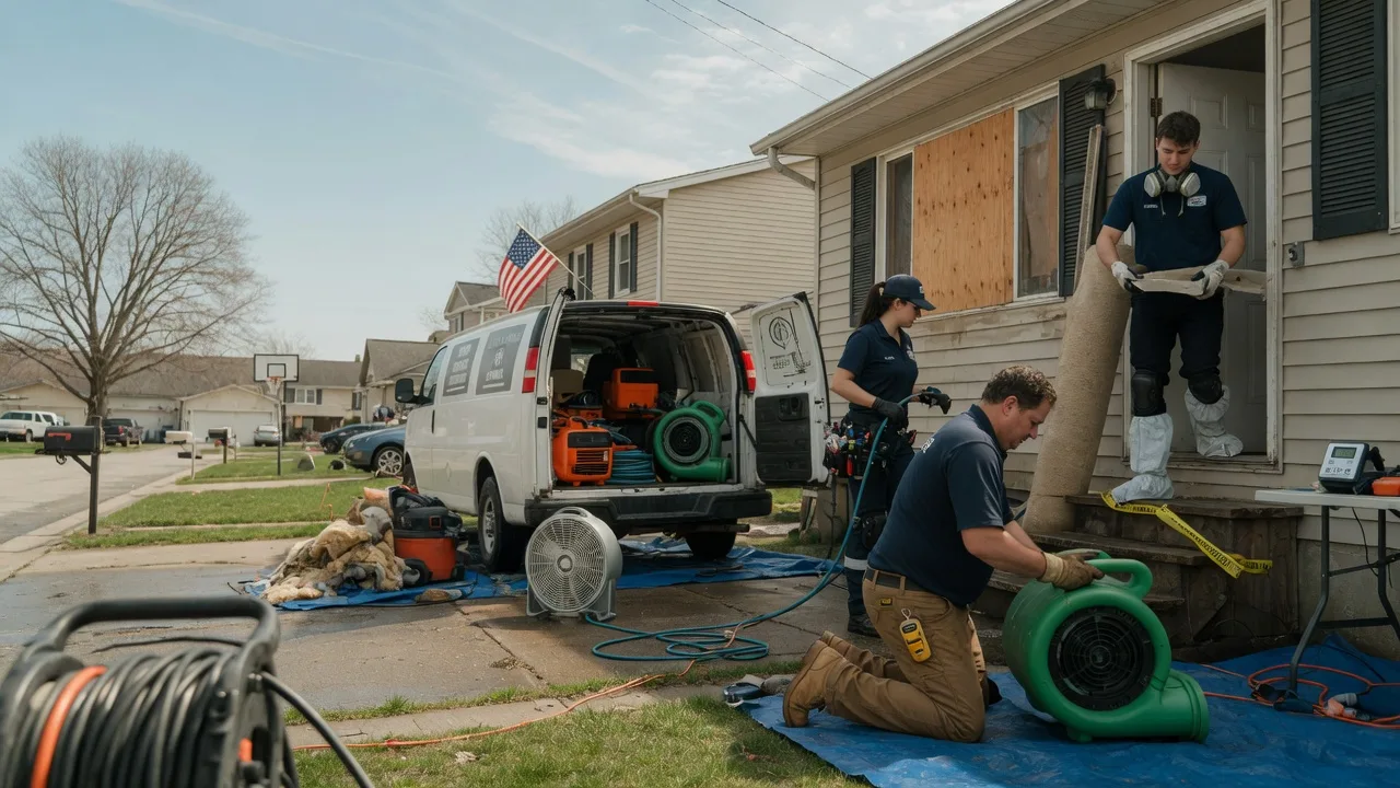 Water Damage Restoration in Bascom, OH near me